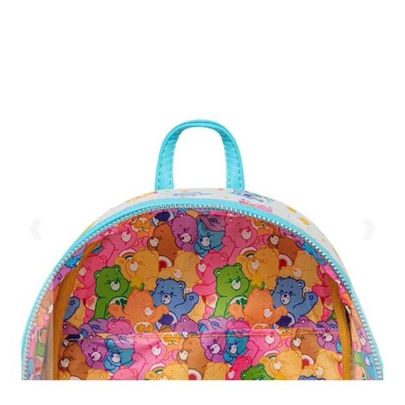 NWT Loungefly Care Bears AOP Backpack 40th Anniversary - Picture 7 of 14